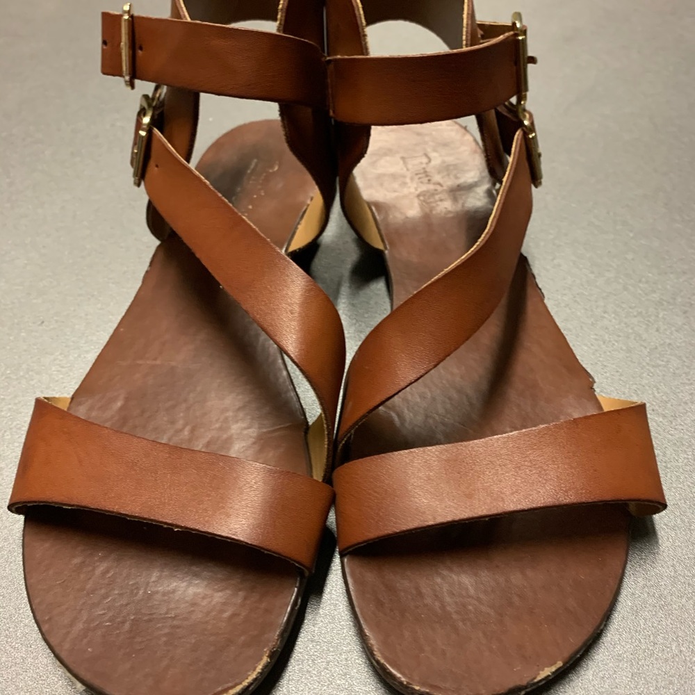 brown sandals